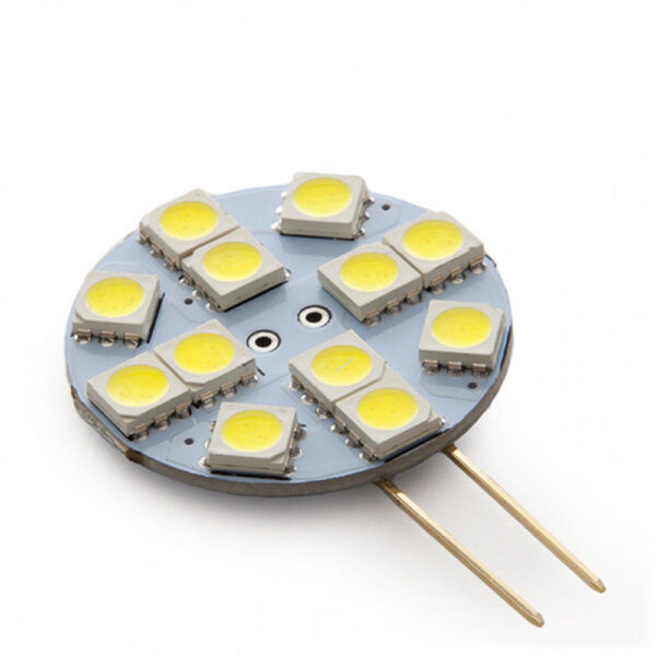 Bombilla LED G4 2.4W 180Lm 6000ºK 40.000H [KD-G4-12-2,4W-5050SMD-CW]