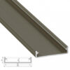 Perfil Aluminio Tipo SOLIS 2,02M - Bruto
