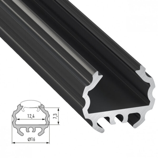 Perfíl Aluminio Tipo MICO 2,02M - Bruto