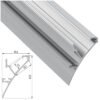 Perfíl Aluminio  LOGI 2,02M
