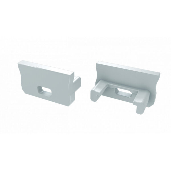 Tapón Final Perfíl Tipo A - Plástico Blanco