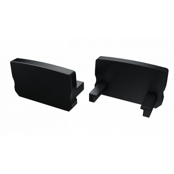 Tapón Final Perfíl Tipo D Alto - Plástico Blanco