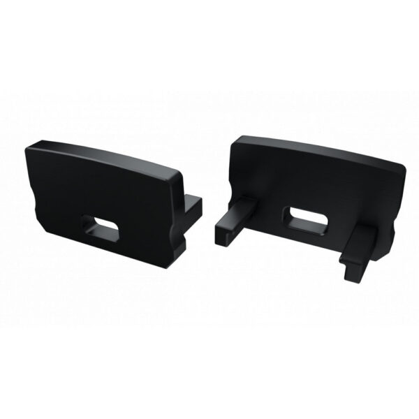 Tapón Final Perfíl Tipo D Alto - Plástico Blanco