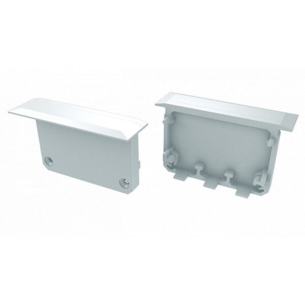 Tapón Final Perfíl Tipo INSO - Plastico - Blanco