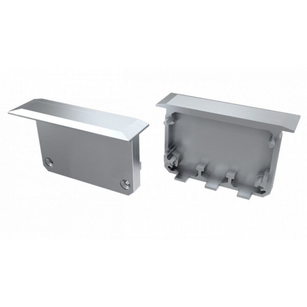 Tapón Final Perfíl Tipo INSO - Plastico - Blanco