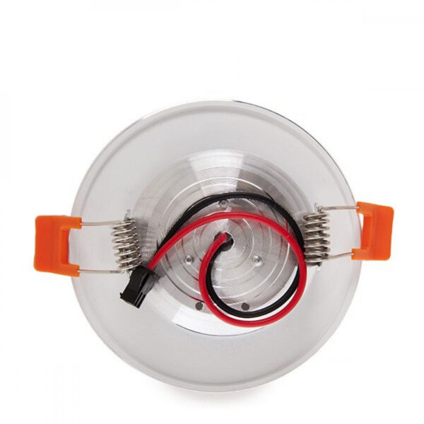 Foco Downlight LED 5W 400Lm 6000ºK Aro Plateado 40.000H [PCE-DL5W-P-CW]