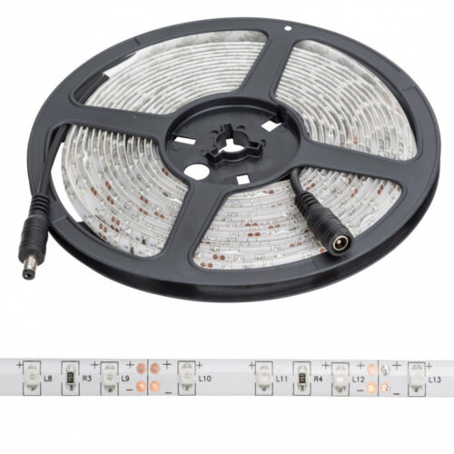 Tira de 300 LEDs 24W 1.200Lm CRI85 6000ºK SMD3528 12VDC IP65 x5M 40.000H [PL219002W]-Blanco