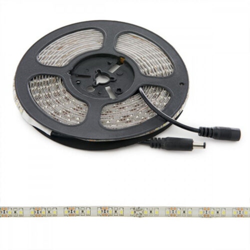 Tira de 600 LEDs 48W 2.400Lm CRI85 6000ºK SMD3528 12VDC IP65 x5M 40.000H [PL219006W]-Blanco