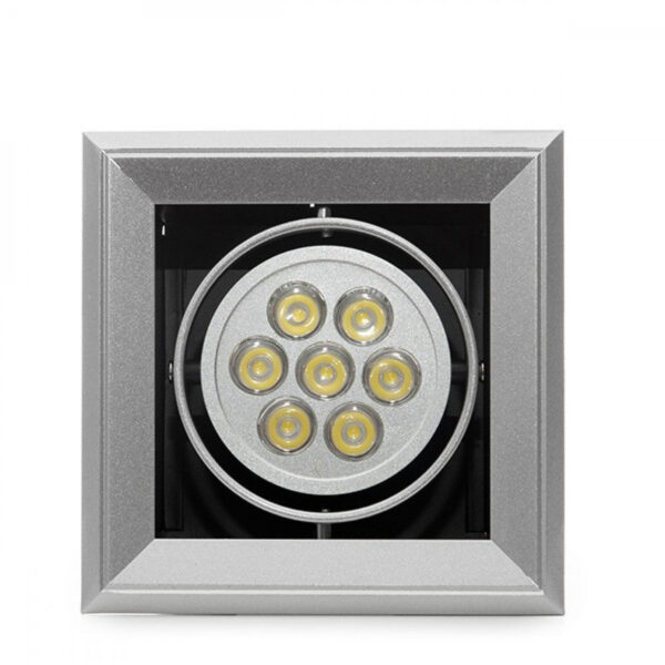 Foco Downlight  LED Cuadrado 7W 700Lm 40.000H