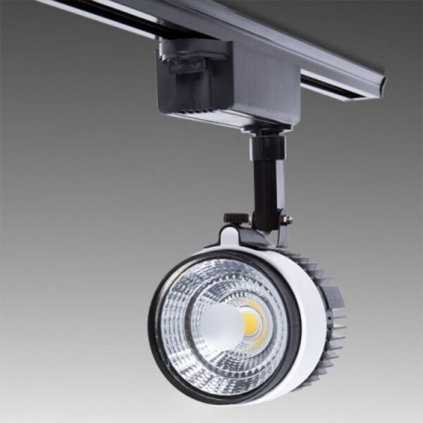 Foco de Carril LED  20W 1800Lm CRI85 4200ºK Leilani Monofásico 40.000H [PL-218041-W-W]