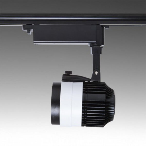Foco de Carril LED  20W 1800Lm CRI85 4200ºK Leilani Monofásico 40.000H [PL-218041-W-W]
