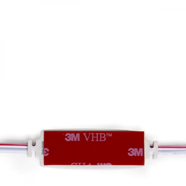 Módulo 1.2W 70Lm 6000ºK 2 LEDs PRO 5630 Inyectado IP67 Óptica 50.000H [RA-BL-5630W02-LENS-R-CW]