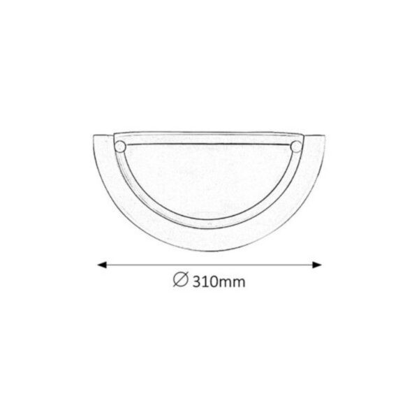 Aplique RABALUX "Ufo" 1xE27 IP20 [RAB-5161]