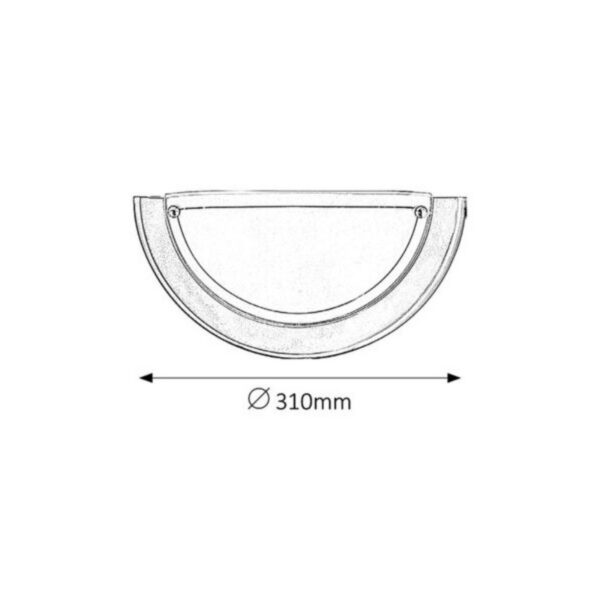 Aplique RABALUX "Ufo" 1xE27 IP20 [RAB-5161]