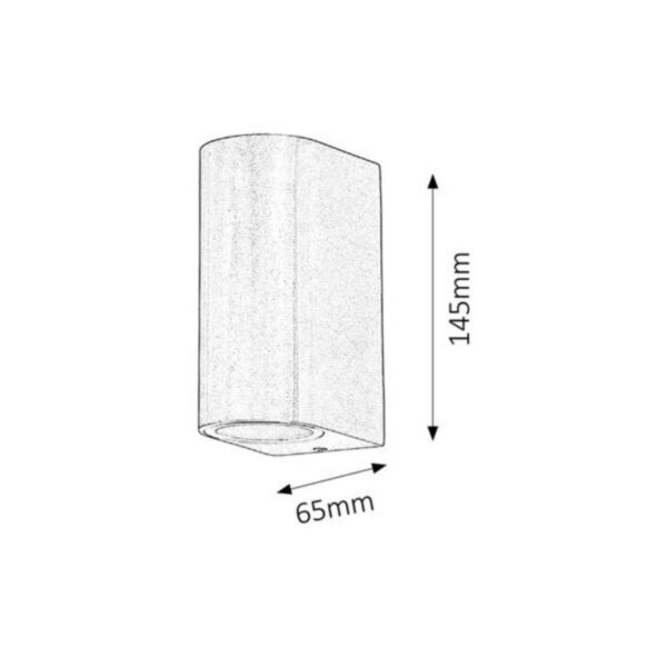 Aplique Exterior RABALUX "Chile" 2xGU10 IP44 [RAB-8019]