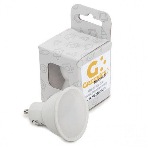 Bombilla LED GU10 7W 520Lm 6000ºK Estuche Personalizado 40.000H [SKY-GU10-7W-CW-EP07]