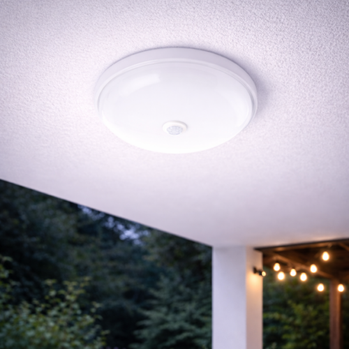 Plafón LED 24W 1632Lm  4200ºK IP65 Sensor PIR 40.000H [SKYD-YCB1081-24W-W]