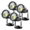 Pack 4 Focos LED Jardín 5W 450Lm 6000ºK 40.000H [SL-SL-C12-5W-CW-PK4-AP]