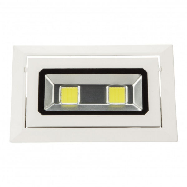 Foco Downlight LED 40W 3.600Lm 6000ºK Rectangular Basculante 40.000H [WR-RECTBAS-40W-CW]