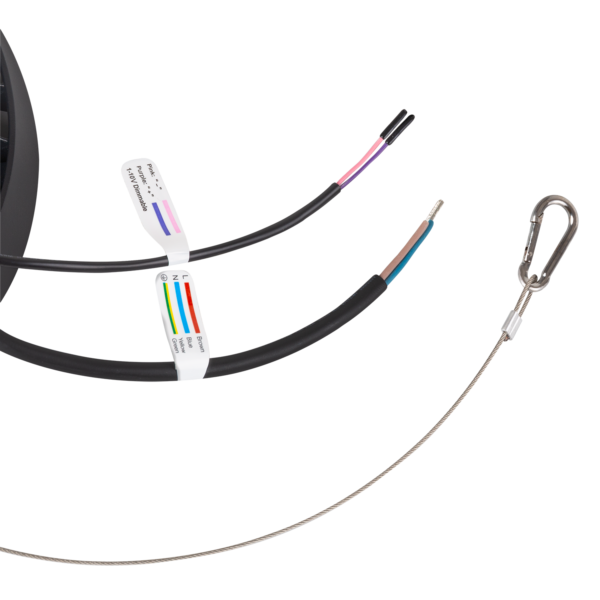 Campana LED 200W 36000Lm Driver Dali Regulable Chip Philips 5000ºK 90º [1916-NS-HB200W-D-CW]