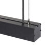 Luminaria Lineal LED Philips 2835 60Cm 20W 2700ºK IP40 Acabado Negro Superficie/ Suspendida