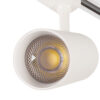 Foco de Carril Monofásico 30W COB Regulable Flicker Free Blanco CCT (Tonalidad Luz Regulable) 3000-6000ºK [1916-TL-30W-M-CCT]