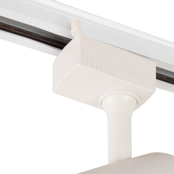 Foco de Carril Monofásico 30W COB Regulable Flicker Free Blanco CCT (Tonalidad Luz Regulable) 3000-6000ºK [1916-TL-30W-M-CCT]