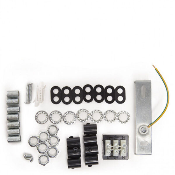 Rosetón Metálico Plateado Ø 100Mm - 7 Agujeros [AM-AR092]