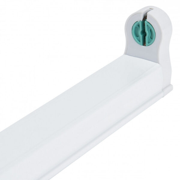 aoe_t8_03_1e_1-6 Luminaria Aluminio Eco 1 X Tubo LED T8 120Cm Conexión Un Extremo