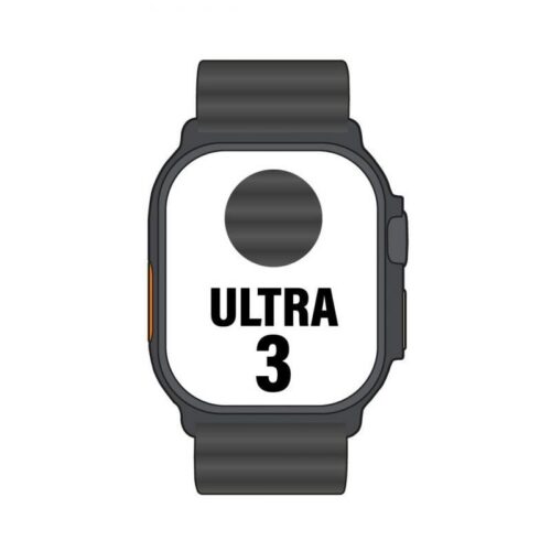 art_apl-watch20ultra20mf0j4qlbardera_1 Apple Watch Ultra 3/ GPS/ Cellular/ 49mm/ Caja Titanio Negro/ Correa Ocean Negra