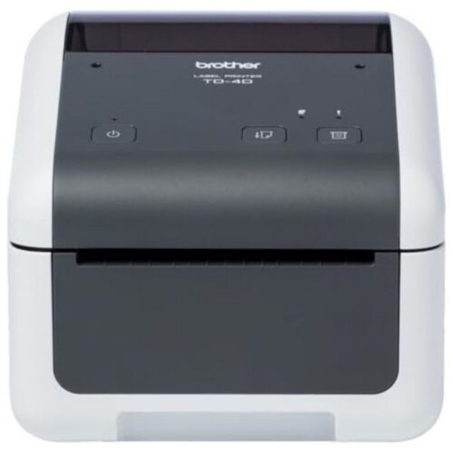 Impresora de Etiquetas y Tickets Brother TD-4410D/ Térmica/ Ancho etiqueta 108mm/ USB-RS232/ Blanca y Negra