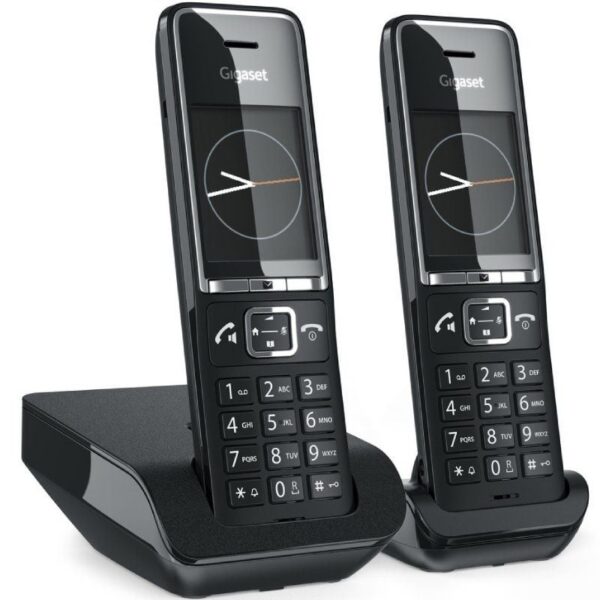 art_giga-tel20comf2055020duo20bk_1 Teléfono Inalámbrico Gigaset Comfort 550/ Pack DUO/ Negro