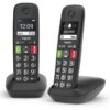 Teléfono Inalámbrico Gigaset E290/ Pack DUO/ Negro