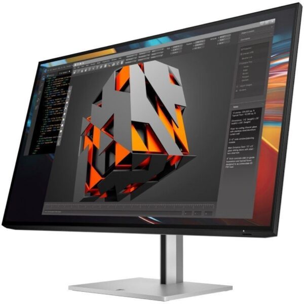 Monitor Profesional HP serie 7 Pro 31.5"/ 4K/ Multimedia/ Regulable en Altura/ Plata