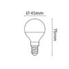 Bombilla LED Asalite E14 6W 510Lm 3000K IP20 [ASAL-0213]