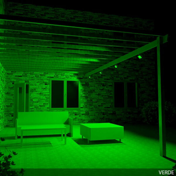 Foco Proyector LED 10W 850Lm IP65 Brico Verde 40.000H [BQFS11510-G]