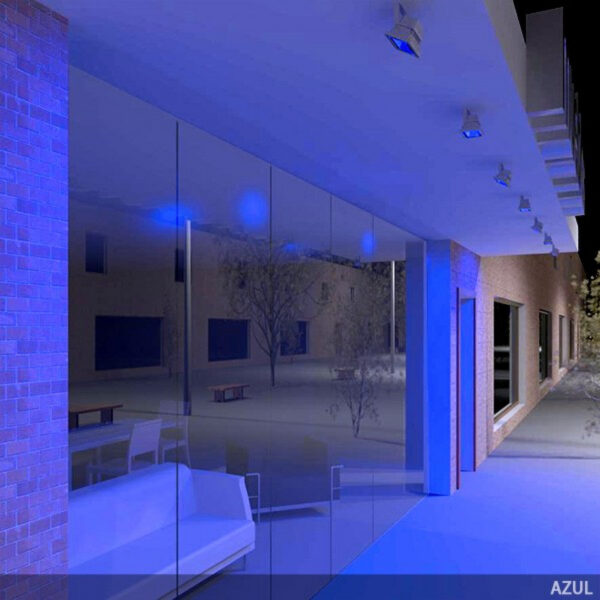 Foco Proyector LED 10W 850Lm IP65 Brico Azul 40.000H [BQFS11510B]