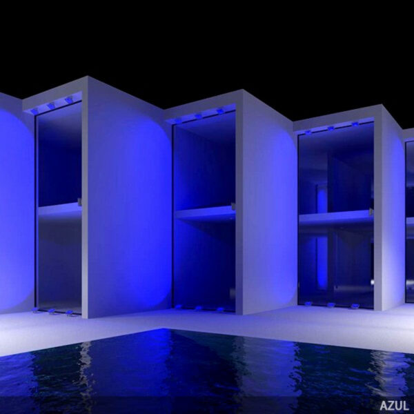 Foco Proyector LED 50W 4.250Lm IP65 Brico Azul 40.000H [BQFS29050B]