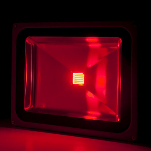 Foco Proyector LED 50W 4.250Lm IP65 Brico Rojo 40.000H [BQFS29050B-R]