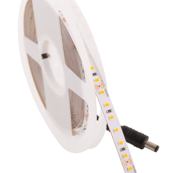 Tira de 600 LEDs 60W 7.000Lm CRI85 3000ºK SMD2835 24VDC Blanco 40.000H [CA-2835-600-24-EXWW]-Blanco Cálido