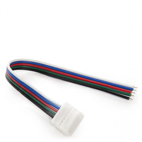 Conector Tira LED RGBw Simple con Cable