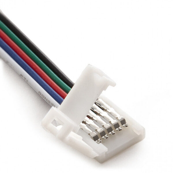 Conector Tira LED RGBw Simple con Cable