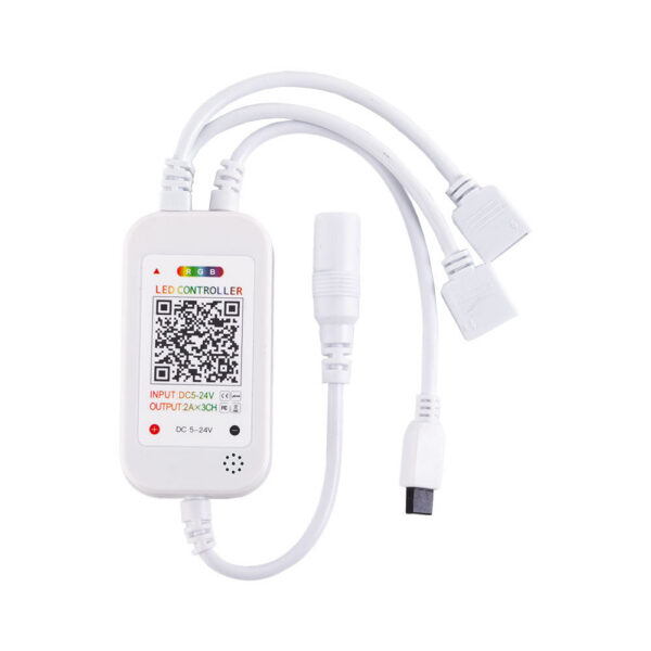 Kit Tira 72W 3.000Lm 300 LEDs 10 metros RGB Blister Transformador, Controlador, Control Bluetooth IP20 40.000H [CA-KITRGB-10M]