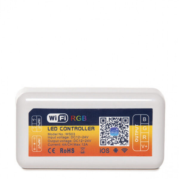 Controlador Wifi Tira LED RGB - Compatible Alexa