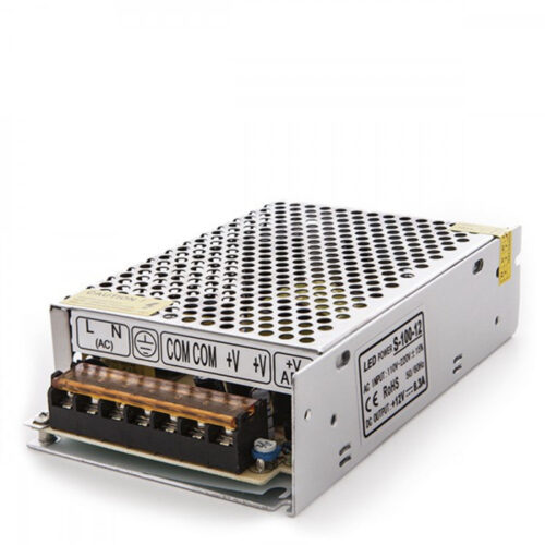 Transformador LED 230VAC/12VDC 100W 8,5A IP20