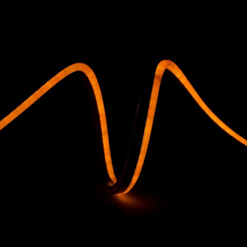 cr_neon80_24_y_0-1 Tira LED Manguera "Neon Flex" 8W 200Lm 80LEDs/M 8W/M 24VDC IP66 x1M 40.000H [CR-NEON80-24-Y