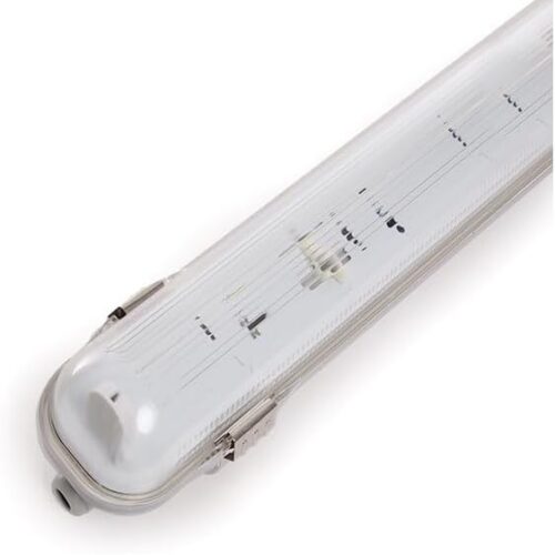 Pantalla Estanca Enlazable  para un Tubo de LEDs 1200mm ABS/PC