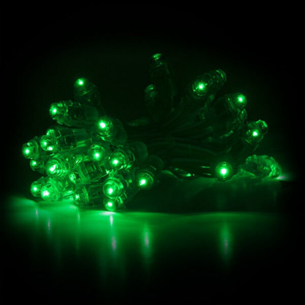 Pixel LED 0.1W 2Lm 12Mm 5V Epistar (Cadena 40 Unidades) Verde 50.000H [DE-PIX-12-G]