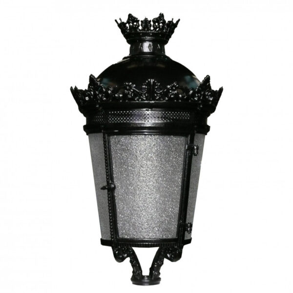 Farol Fernandino 650MM Fundición Aluminio Pintado Horno Negro