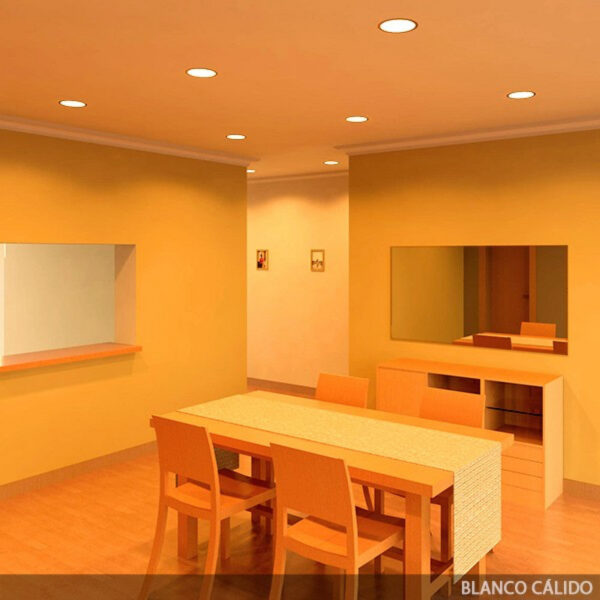 Placa LED 12W 1200Lm 2700ºK Circular Dorado 50.000H [GL-CL-R12N-G-WW]